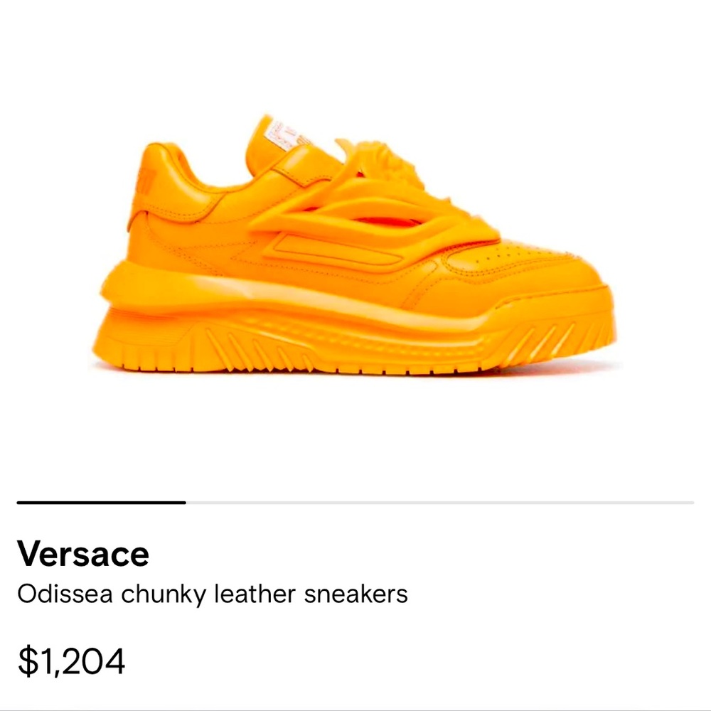 Versace - Odissea chunky leather sneakers - men - Calf Leather/Calf